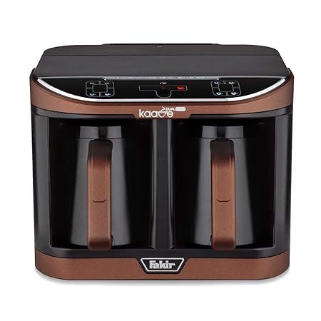 Fakir Kaave Dual Pro Hochwertige Moderne Türkische Mokka Maschine Kaffeemaschine, Mat Brown