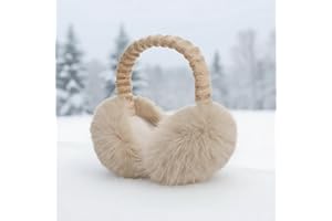 Plush Ear Muffs for Women, Soft Winter Earmuffs Warm Comfortable for Cold Weather Outdoor