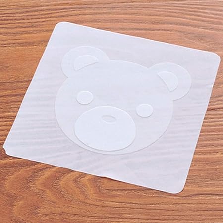 Reutilizable Tapa del Vaso Oso De Dibujos Animados De La Cubierta ...