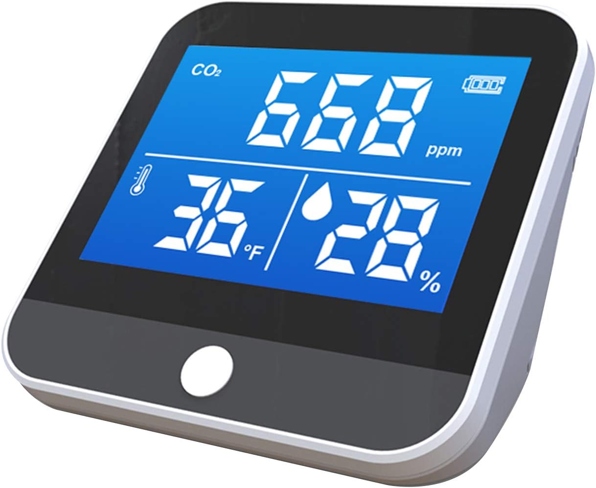 Leepesx Air Quality Monitor Indoor Home CO2 Meter Carbon Dioxide