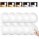 5CCT LED RV Dome Ceiling Lights, On/Off Switch, DC 12V Surface Mount Interior Puck Light for Slim Motorhome, Trailer, Boat, C