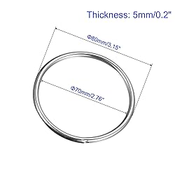 Unifizz 304 Stainless Steel Welded O Ring