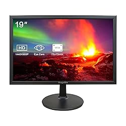 19 Inch PC Desktop Monitor 1440x900, Dual Built-in