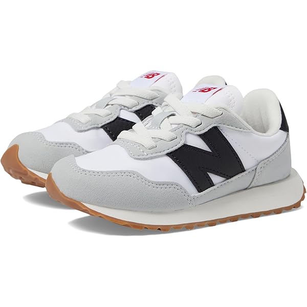 Amazon.com | New Balance Kids 237 Bungee Sneaker, WHITE