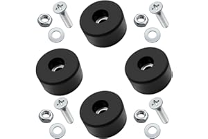 KEKETAKE 192310GS Air Compressor Isolator Rubber Feet Foot Mount Compatible for Coleman Powermate Sanborn 094-0026 E106661 for Many Compressors Generators Pressure Washers Anti Vibration Foot Pad 4pcs