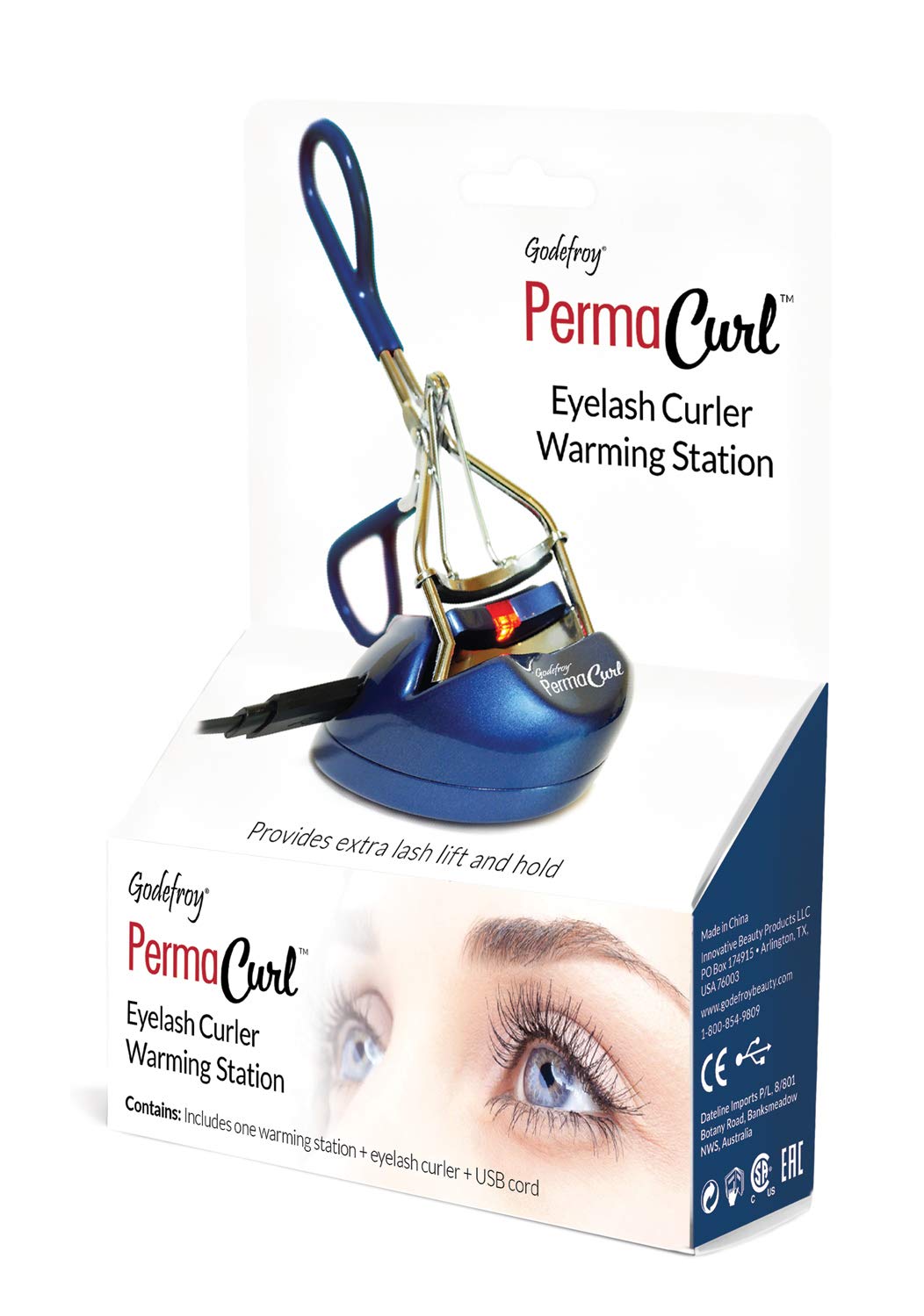 Godefroy PermaCurl Eyelash Curler Warming Station : Beauty
