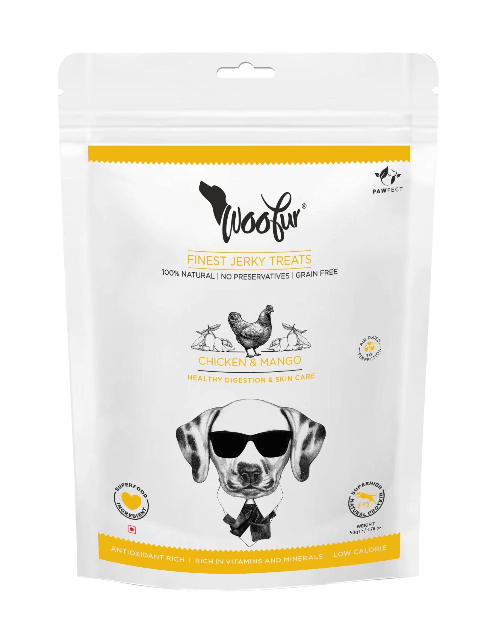 Jerky Treats: Chicken & Mango (50g/1.76oz)