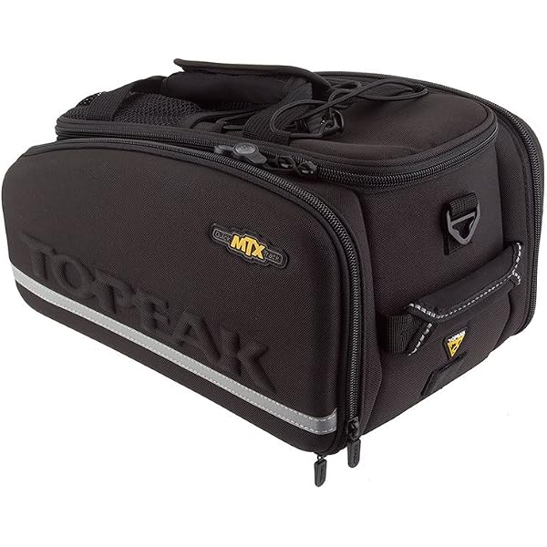 Amazon.com : Topeak RX Trunk Bag DXP, Black : Bike Panniers And