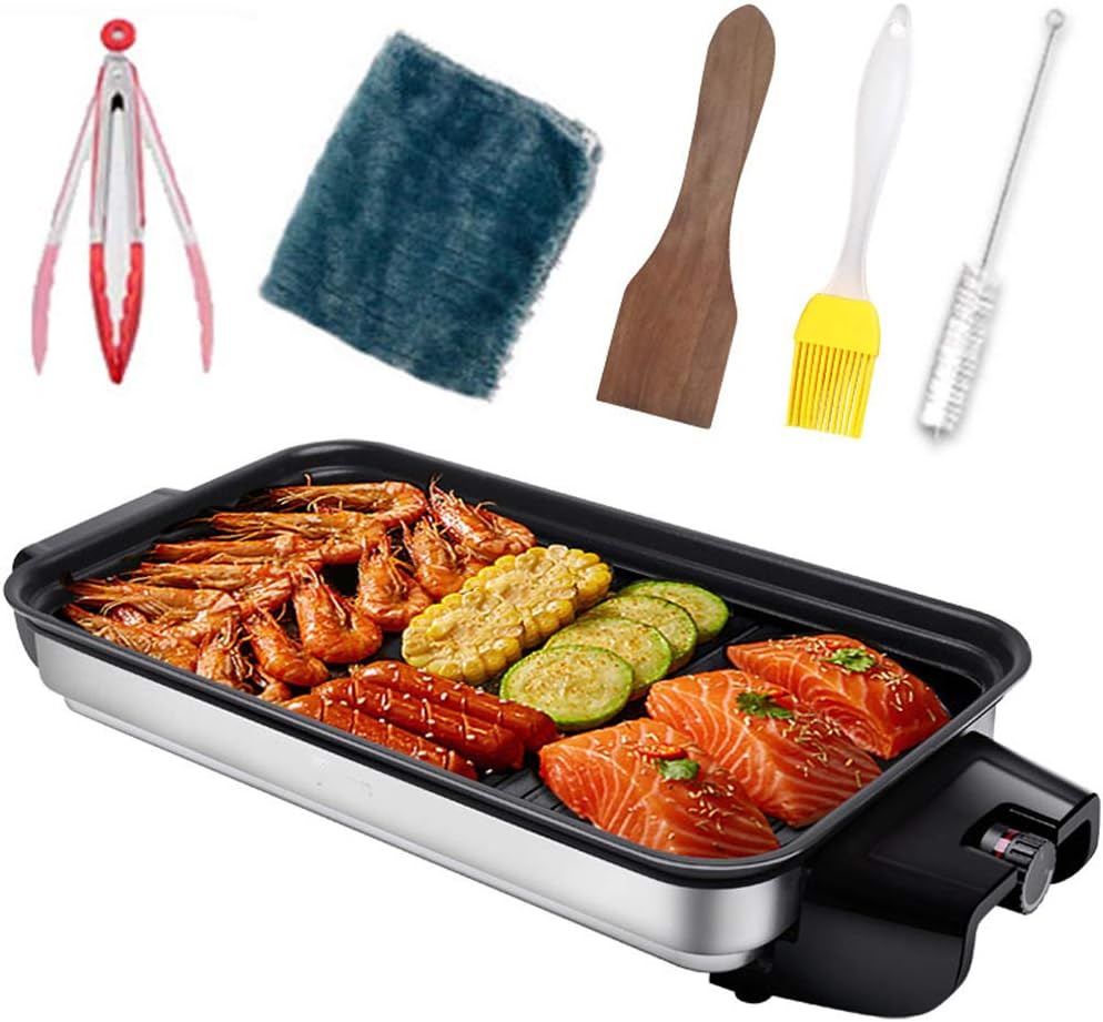Review zaizai Electric Barbecue Grill Indoor Smokefree Table BBQ ...
