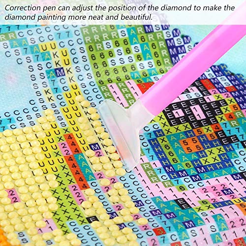 Aozer Diamond Painting Tools, 5D Diamond Painting Accessories | Kits with Wooden Roller, Stitch Pen, Tweezers, Glue, Plastic Tray and Label Stickers for Adults or Kids - Thumbnail 3