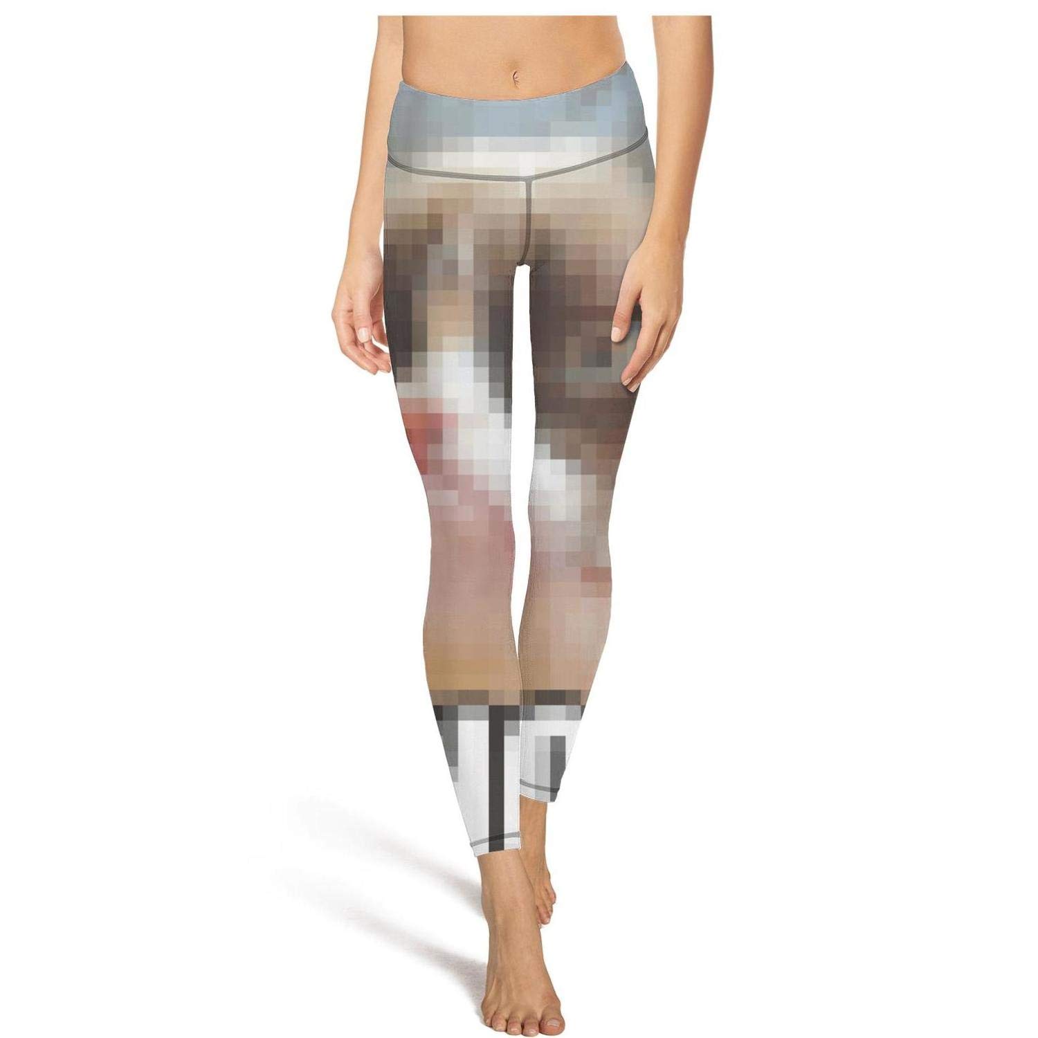 Womens Capris Legging Grumpy Cat Christmas Hat Yoga Pants Awesome Jogging Leggings