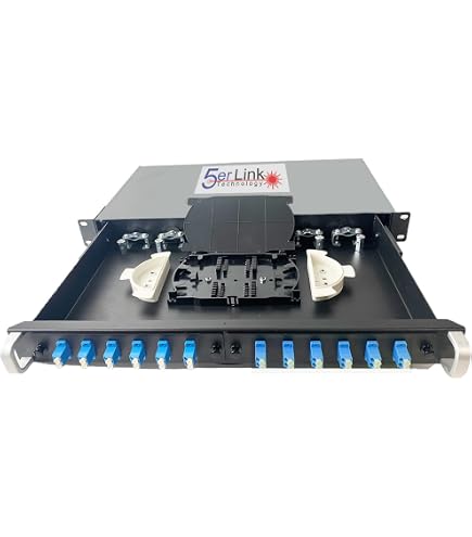 Panel De Conexión De Fibra óptica Con 12 Puertos, Cajón ODF, 24 Núcleos