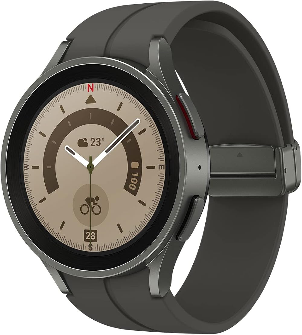 Samsung Galaxy Watch5 Pro 45mm Bluetooth Smart Watch Grey Titanium UK