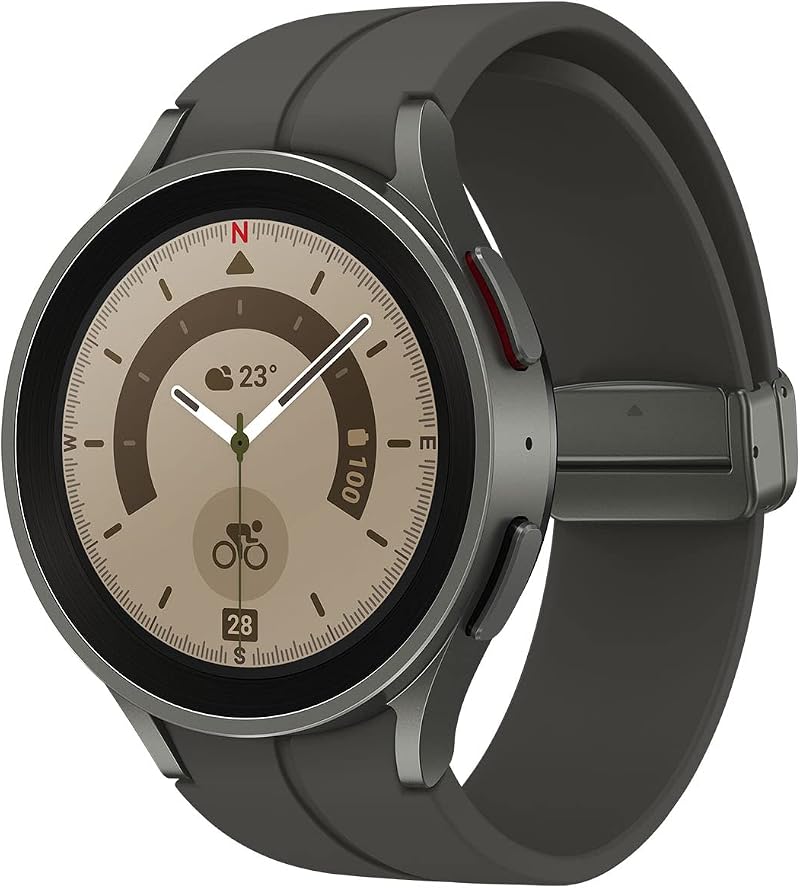 Samsung Galaxy Watch5 Pro 45mm Bluetooth Smart Watch Grey Titanium UK