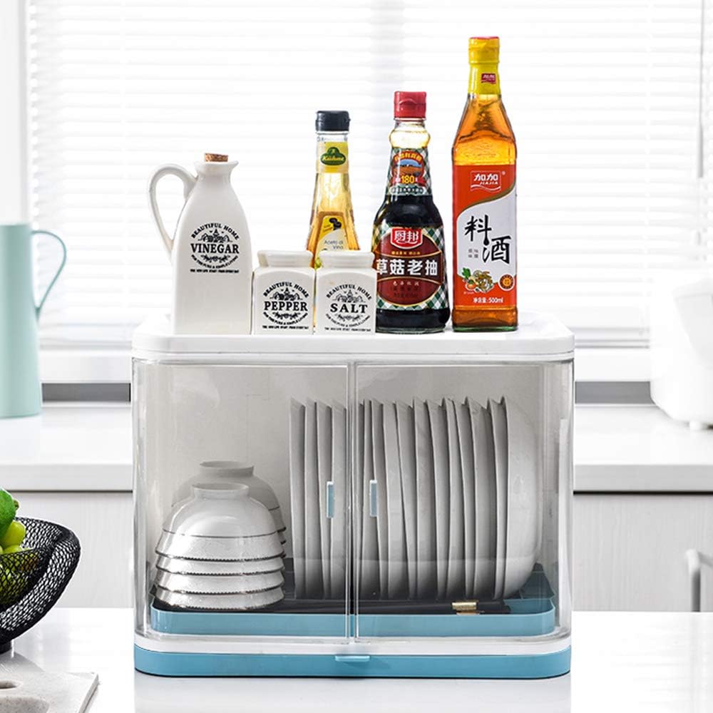 Zewoi Kitchen Dish Drainer Organizer Dish Drying Racks Cutlery