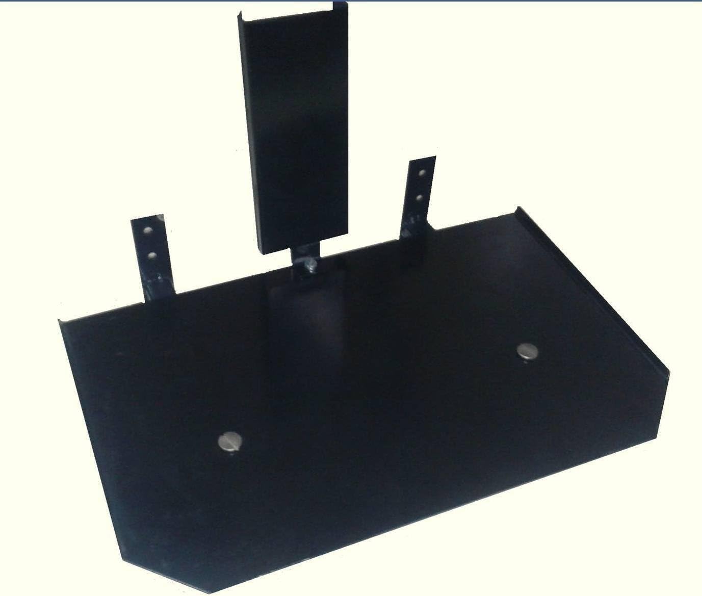 Smart Shelter Set Top Box Wall Mount Steel Bracket/Stand for HD Recording Set Top Boxes | DVD/Stabilizer/Playstation Wall Mount Stand Holder Shelf / Capacity 10kg | Black