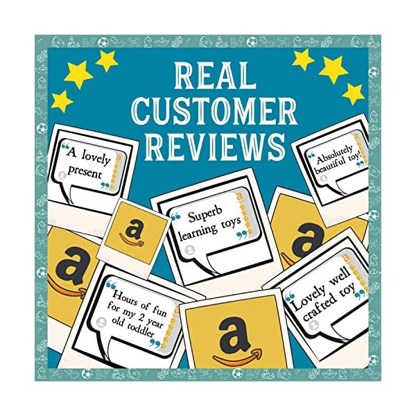 Jaques of London | Wooden Noahs Ark Toy Playset | Wooden Toys for 1 2 3 year Olds | Shape Sorter | Baby Toddler Toy