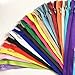 WKXFJJWZC 40pcs Nylon Coil Zippers Tailor Sewer Craft 50CM (20 Inch) Crafter's &FGDQRS (20/Color) (Mix)
