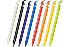 Mcbazel 8 pcs Stylus Pens Replacement Touch Screen Pens Compatible with N-New 3DS XL - Multiple Colour