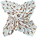 Sooo Soft Muslin Swaddle Blankets 70% Bamboo 30% Cotton Perfect Shower Gift Lions Stars for Baby Boy Girl Or Unisex Extra Large 47 in. x 47 in. 2 Pack