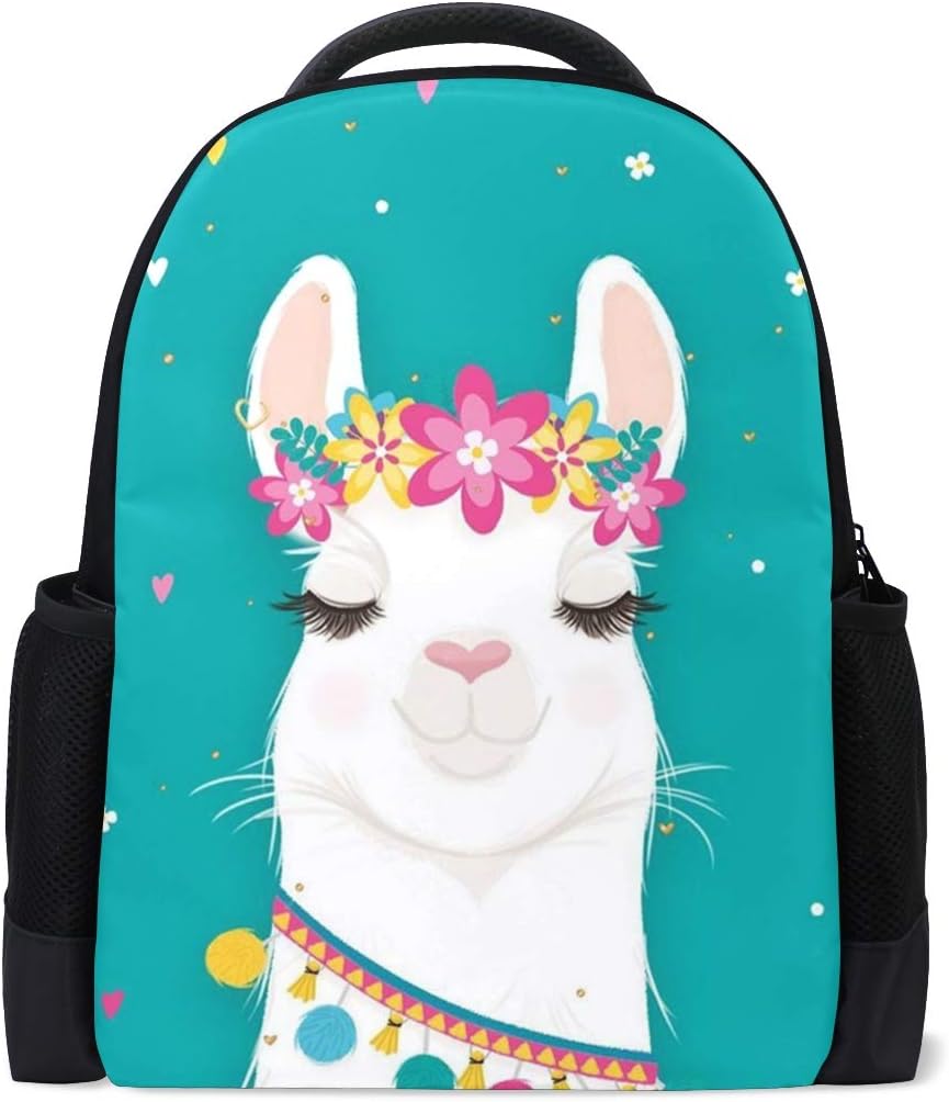 girls llama backpack