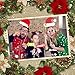 Photo Booth Props, Coxeer 50 Pcs DIY Christmas Photo Booth Reunion Props for New Year Eve Party, Dress Up Costumes with Accessories on a Stick, Mustache, Christmas Hat, Glasses, Lips, Elk Antlers