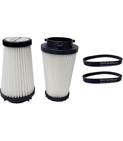 Vhbw Set Filtri HEPA Per Aspirapolvere Dirt Devil - Compatibile Con M2009, M2013 Serie E Ricambio 2881001 - 1 Filtro Centrale, 1 Pre-Motore, 2 Filtri Nonwoven - 5