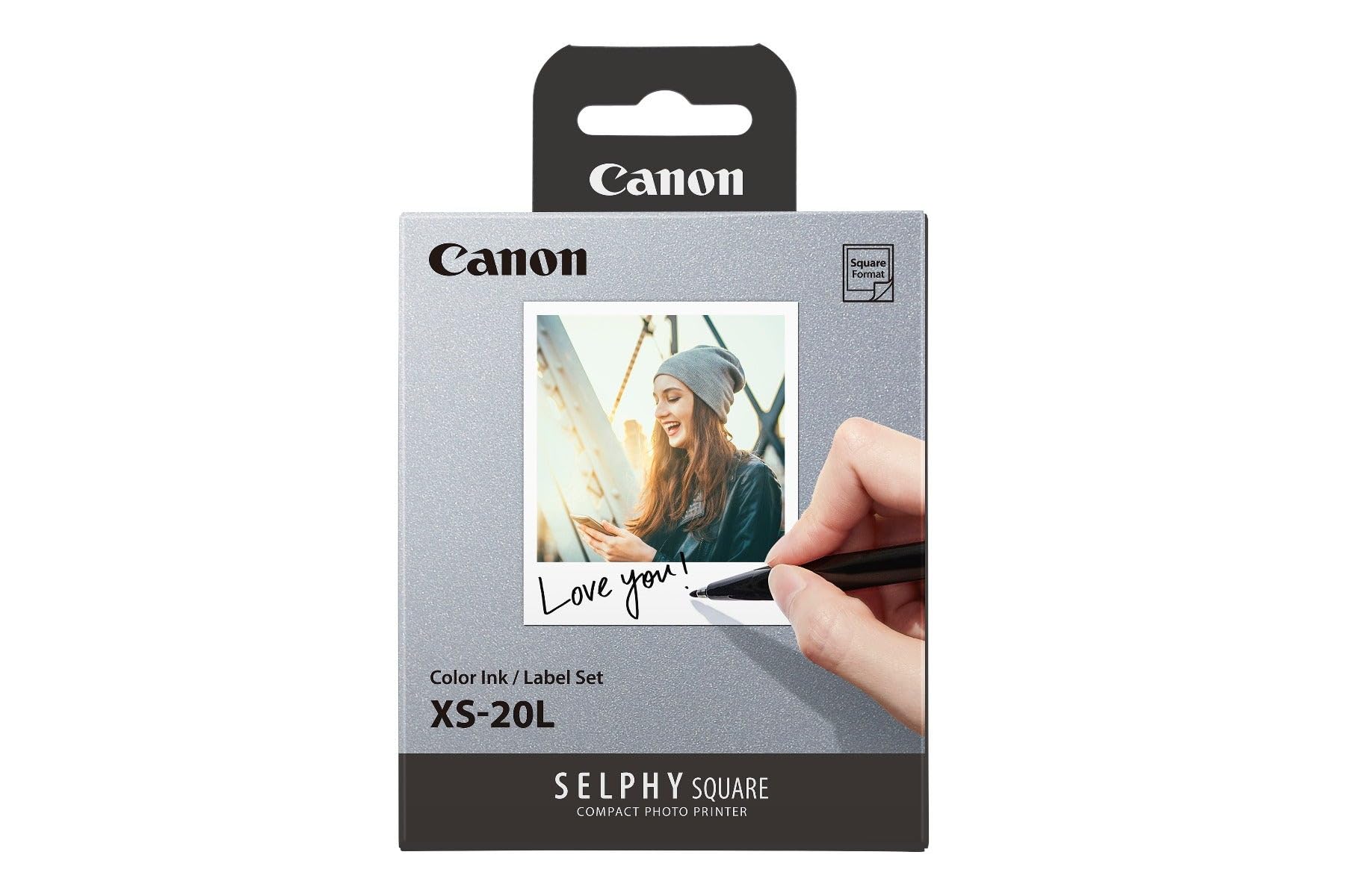 Photo 1 of Color Ink and Label Set for Canon SELPHY SQUARE QX10 XS-20L