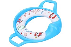 HURRISE Baby Potty Training Seat, Toddler Toilet Seat with Removable Cushion and Non Slip Base, for Boys Girls Fits Most Roun