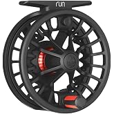 Redington Run Fly Fishing Reel &ndash; Lightweight All-Water Reel with Carbon Fiber Drag, Large Arbor, Die-Cast Frame &amp; Ergonomic Handle &ndash; 3/4, 5/6 &amp; 7/8 Weights for Trout, Redfish, Bass &amp; More