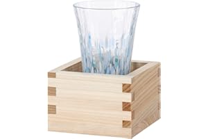 Adelia F-71962 Tsugaru Bidoro Japanese Sake Glass Snow Flower (Secka) 3.4 fl oz (95 ml) Cup with Cuppet, Made in Japan