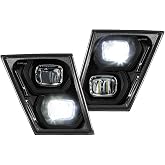 EVERESTHD Pair Performance LED Fog Lights Fit for Volvo VNL 2003-2017 | Modified Light, Auxiliary Driving Bumper Lamp, Left Driver &amp; Right Passenger Side, Waterproof, DOT Approved, 12V