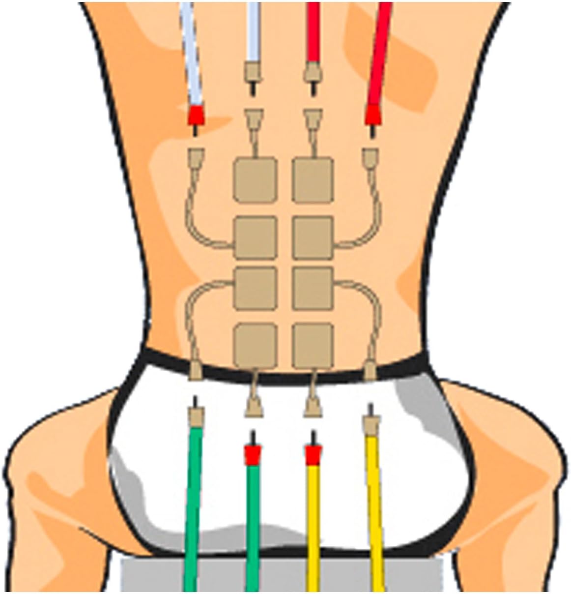 Compex Unisex Adult Electrodes Performance Pin Self-adhesive Electrodes With Snap Connectors - Blue, 50 x 50 mm - Image 5