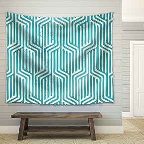 Vector - Seamless Vector Geometric Pattern. Repeating Geometric Texture Pattern. Vector Illustration. - Fabric Wall Tapestry Home Decor - 51x60 inches
