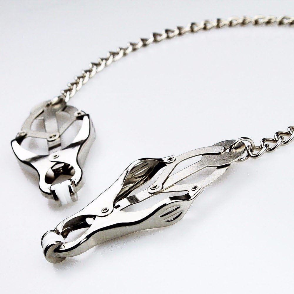 Yocitoy Metal Nipp-le Clamps Restraints Butterfly Nipp-le Clip Silver