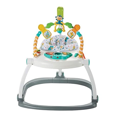 Fisher-Price Bunte Karneval Platzsparendes spacsaver Jumperoo Babyschaukel
