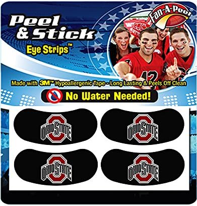 Ohio State Waterless Temporary Tattoos - Hypoallergenic Peel and Stick Waterproof Temporary Tattoos - Officially Licensed