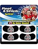 Ohio State Buckeyes OSU Set of 4 Peel & Stick Eye Strips Football