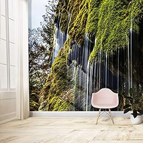 Wall Murals for Bedroom Waterfall Large Removable Wallpaper Peel and Stick Wall Stickers - 66x96 inches