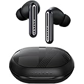 HAYLOU Mori Pro Noise Cancelling Wireless Earbuds, 43dB Auto-Adjustable ANC, 10mm Drivers Bluetooth Earbuds with 6 AI ENC Mic, 28H Playtime, Touch Control, IPX4 Water Resistant in-Ear Ear Buds