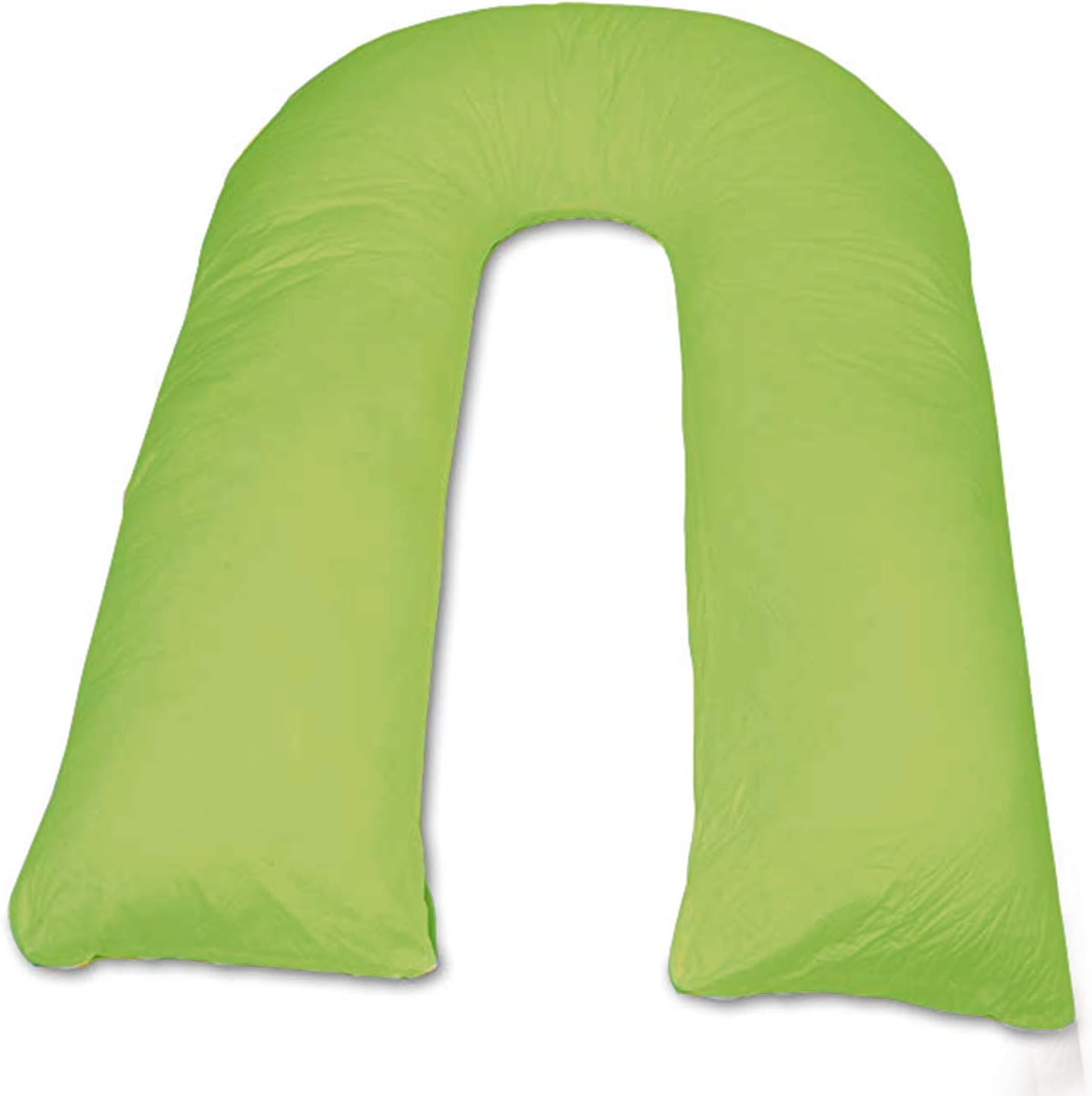 Linen Empire Ltd 9FT U Shaped 100% Pure 68 Pick Polycotton Maternity PillowCase Only(Lime)