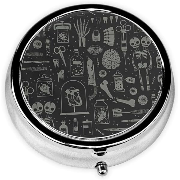Amazon.com: Arsenic Vintage Style Pill Box Case Pillbox