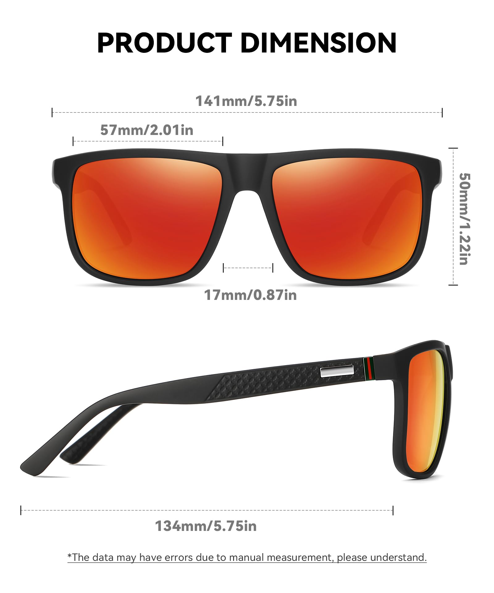 Perfectmiaoxuan Polarisierte Sonnenbrille Herren/Damen ; Vintage/Klassisch/Elegant Brillengestell; HD-Pilotobjektive; Golf/Fahren/Angeln/Reisebrille/Outdoor-Sportarten Mode Sonnenbrille 5