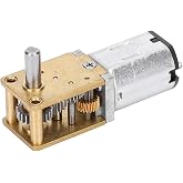 Mini Micro Metal Gear Motor, Reduction Motor Geared Motor N20 DC12V Speed Reduction CW/CCW Micro Motor DC Gear Motor(DC12v136RPM)