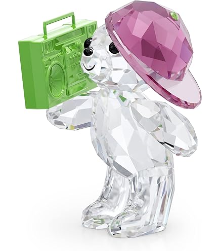 Amazon.com: Swarovski Kris Bear Just Dance Figurine, Pink