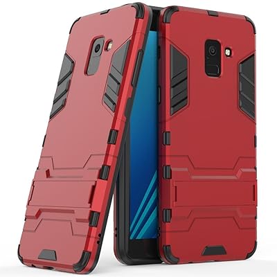 Amazon Samsung A8 2018 Phone Case Shockproof 2-in-1 Case For