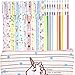 Jetec 31 Unicorn School Supplies, include 10 Unicorn Gel Ink Pens 1 Unicorn Pencil Case 20 Color Refill Ink (0.5 mm) Cute Flamingo Pen for Girls