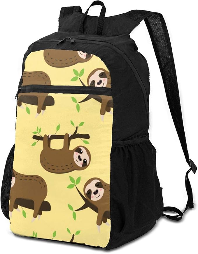 Perfectgoods Sleeping Lazy Sloth Bookbag Lightweight Bag