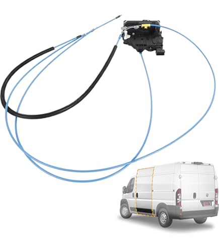 Driver Side Door Lock Actuator With Cables For RAM ProMaster 2014-2018 1500/2500/3500