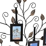 Thetford Design Family Tree Photo Frame with 6 Hanging Frames, Black Metal view 6